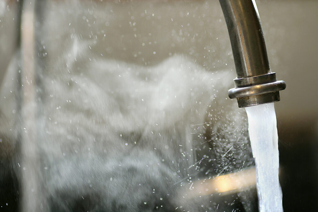Hot water from the tap